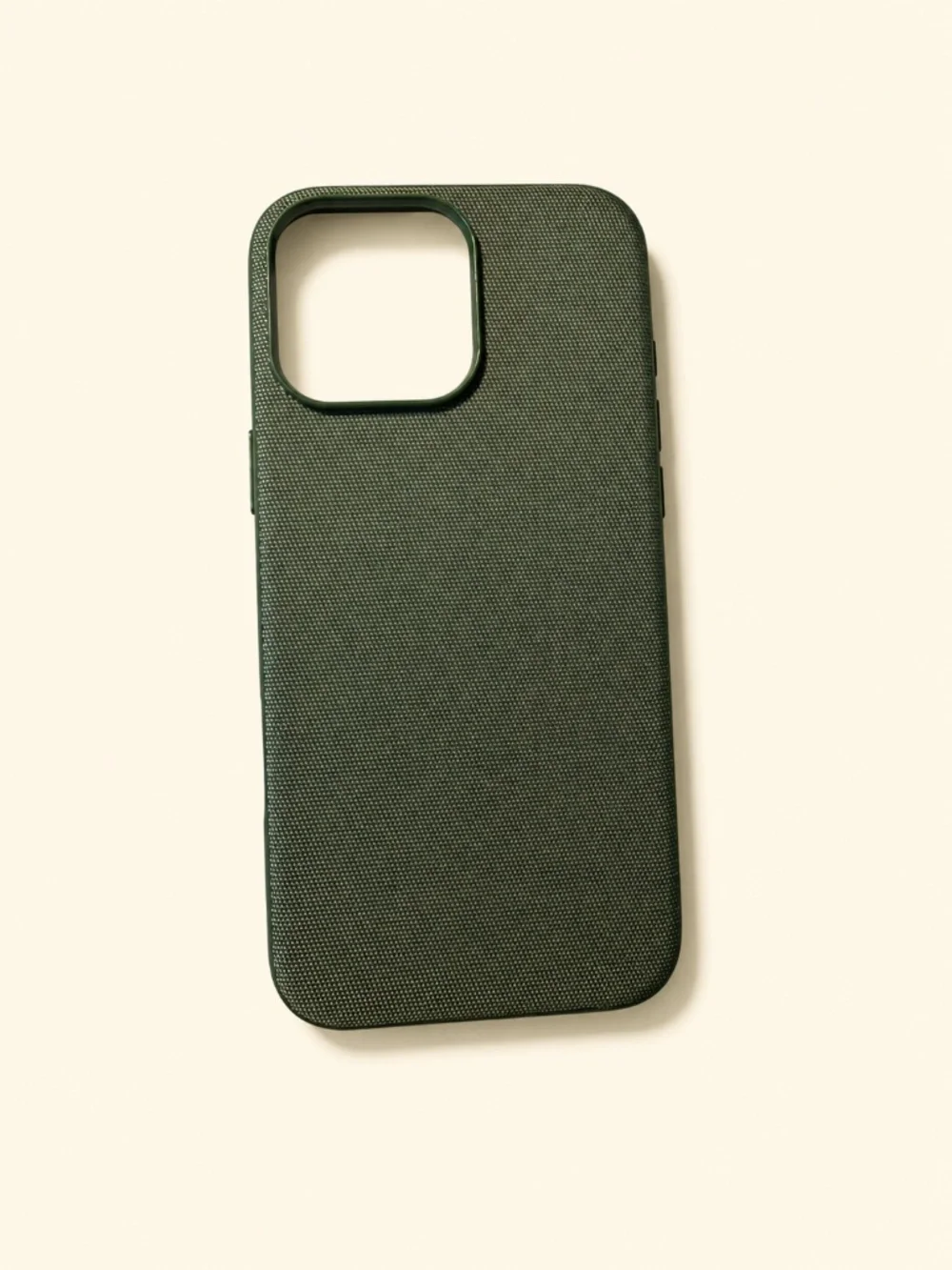 Olive Green Textured Case for iPhone 16 Pro Max Shockproof Protective Cover